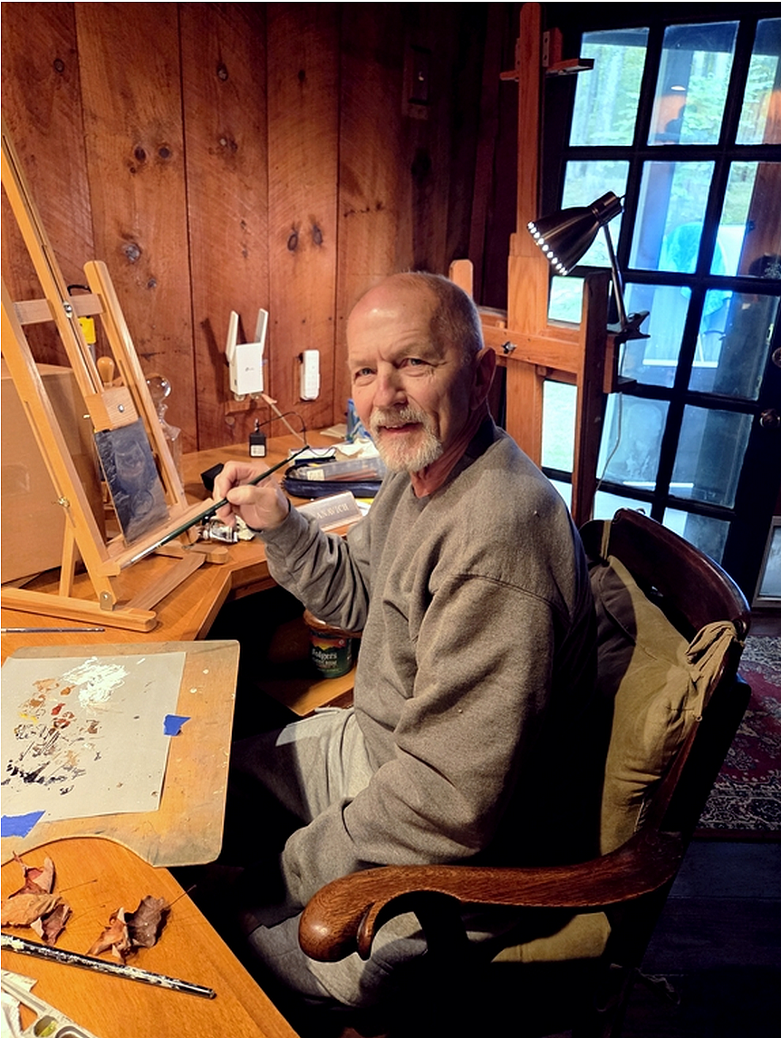 Chaz in his studio