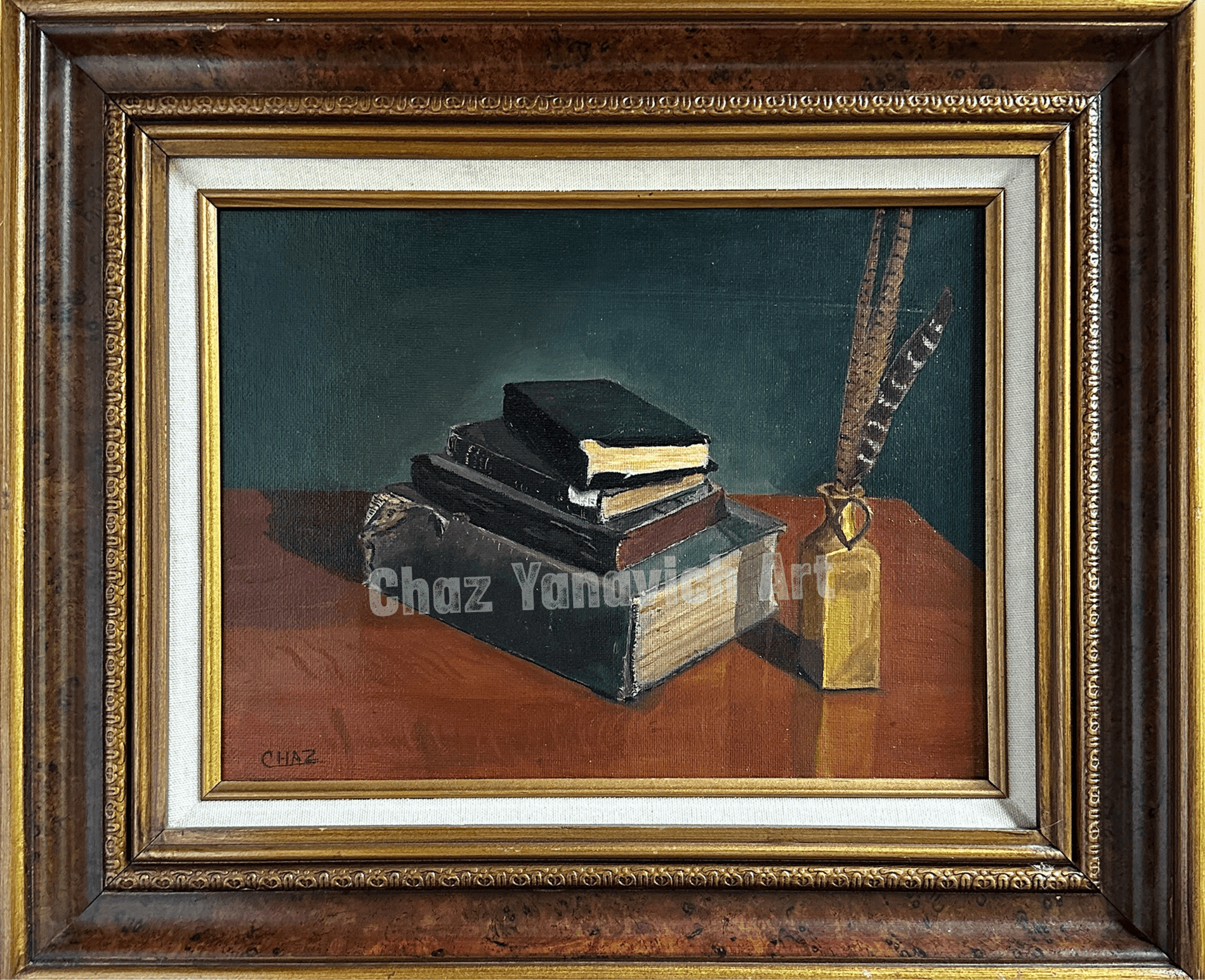 Still Life with Old Books