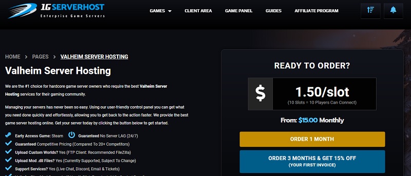 For just $12.99, our valheim servers allow you quick and easy setup to get you and your friends . Top 10 Best Valheim Server Hosting Dedicated Server In 2022
