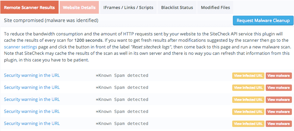 Sucuri paste echter zijn dienst toe op alle soorten websites en was niet beperkt tot wordpress. How To Fix Hacked Wordpress Website? Step-By-Step Guide