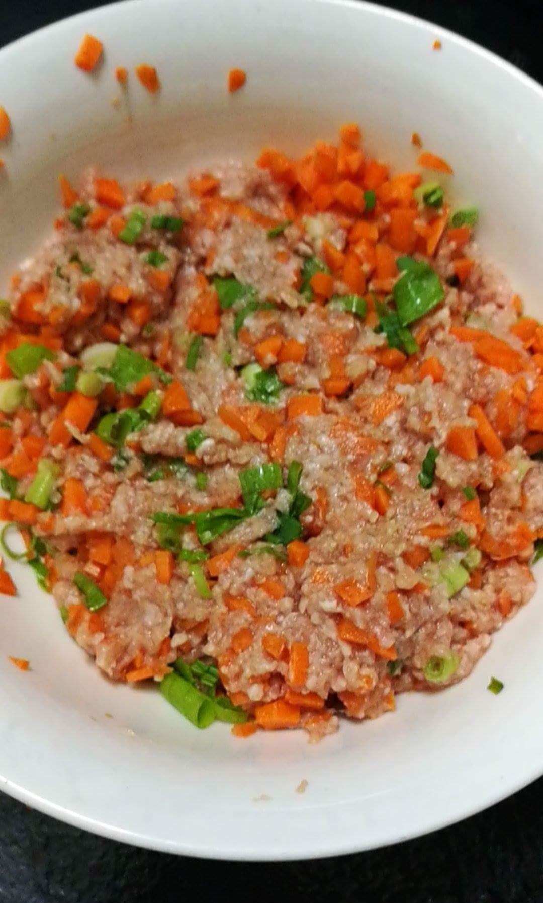 Pork and chive filling