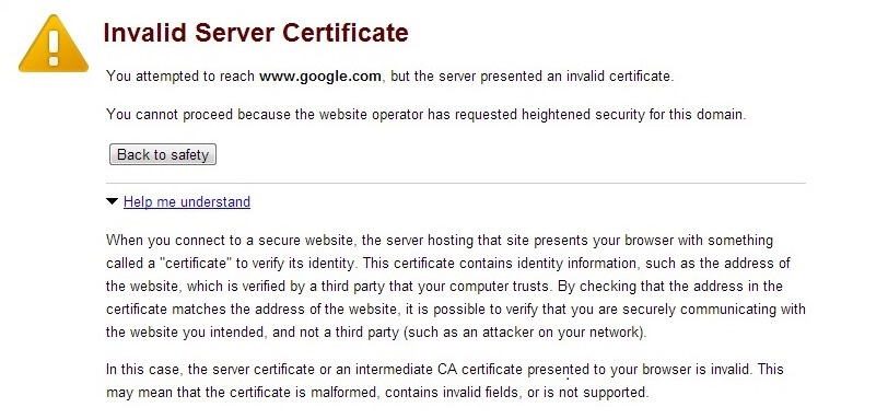 The certificate is not trusted. Ssl Certificate Not Trusted Error How To Fix Quick Guide