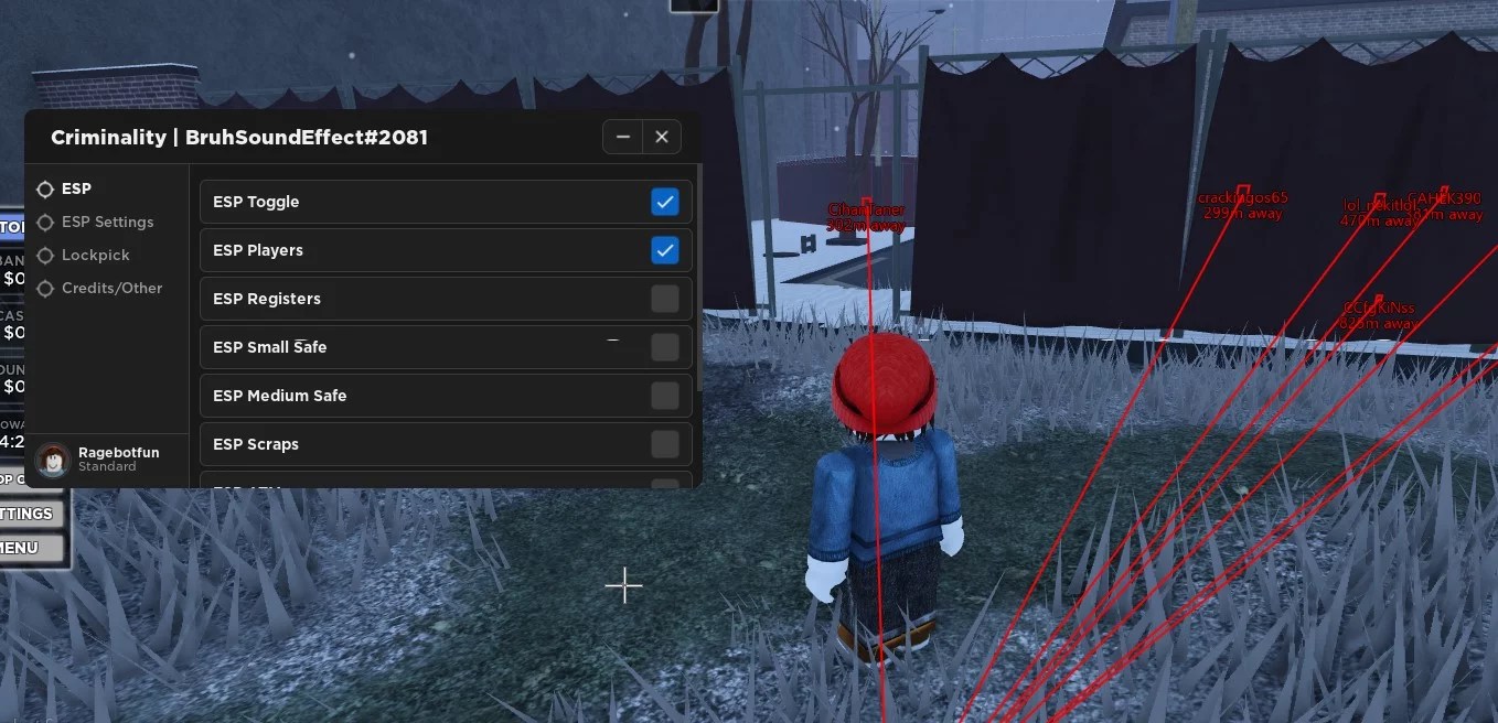 Roblox Criminality Cheat ESP Auto Lockpick Download Free Cheats