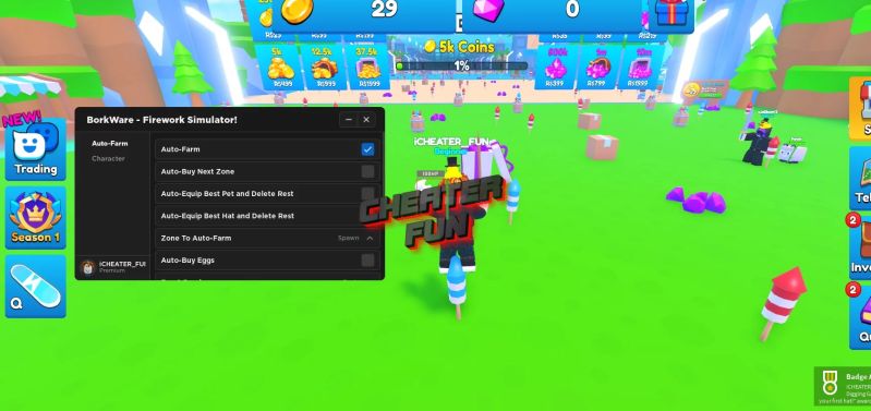 Firework Simulator Script Auto Farm Auto Orbs Auto Egg More - Dark Design Collection - High Resolution Quality