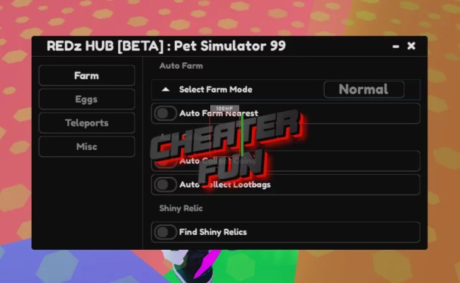 Pet Simulator 99 Hack REDz Hub - AutoFarm, Auto Open Eggs