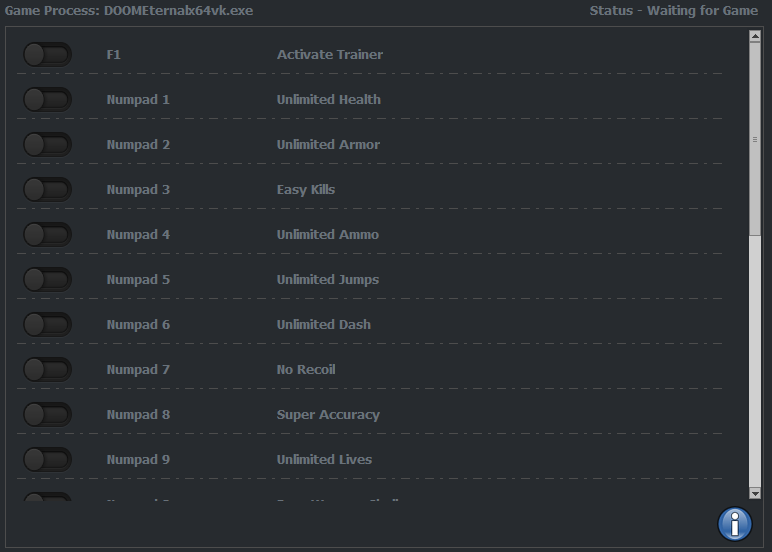 Doom Eternal Engine Idtech 7 Page 2 Fearless Cheat Engine You can now use something like bind L noclip to easily have access to that command through a key-press.