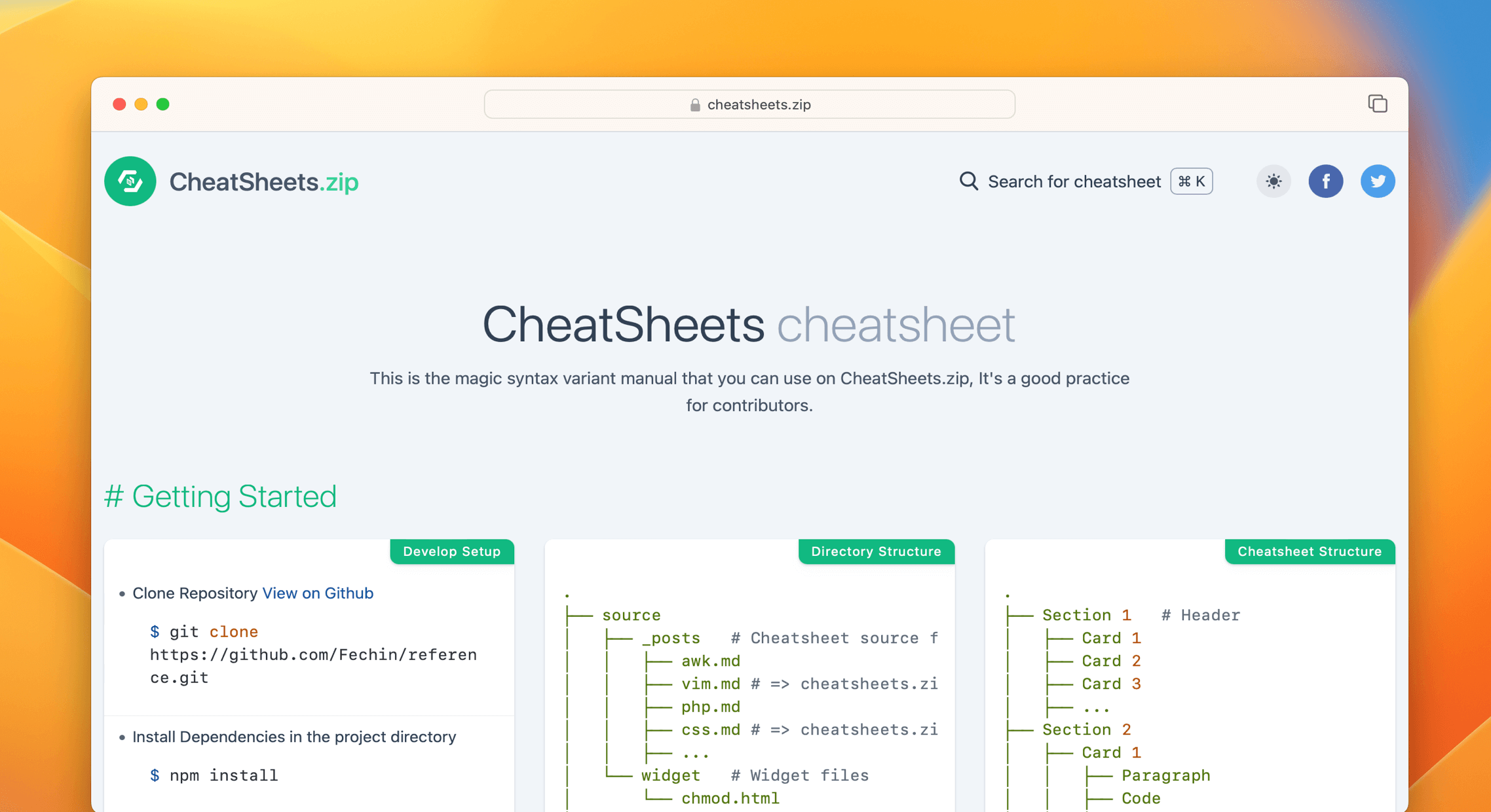 Cheatsheets Cheat Sheet Quick Reference