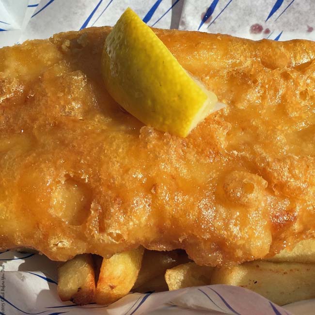 Fish and Chips at Castle Cod - Windsor, England