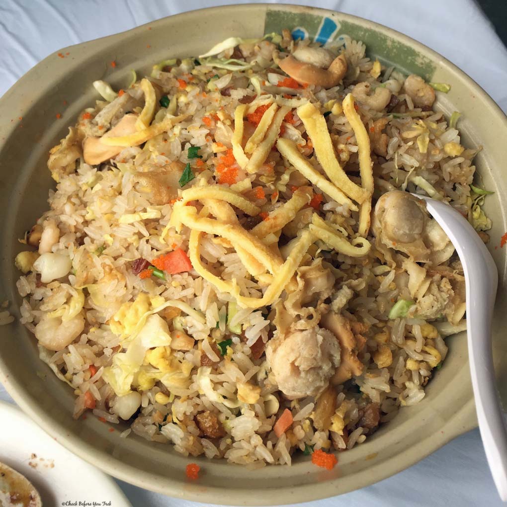 Seafood combination fried rice - Cheung Chau, Hong Kong, China