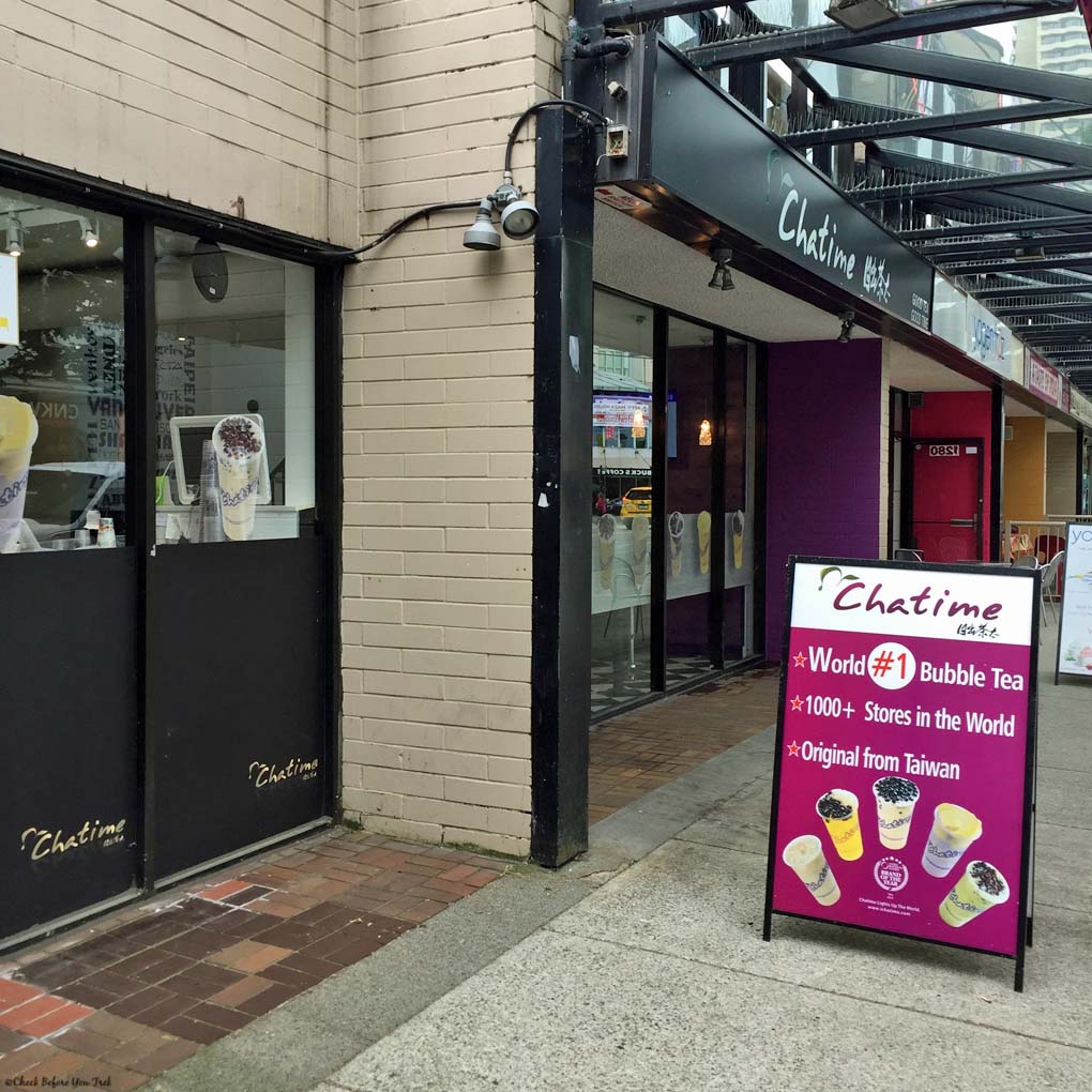 Chatime in Downtown - Vancouver, British Columbia, Canada