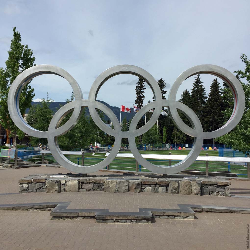 Whistler Olympic Rings - Whistler Village, Whistler, British Columbia, Canada