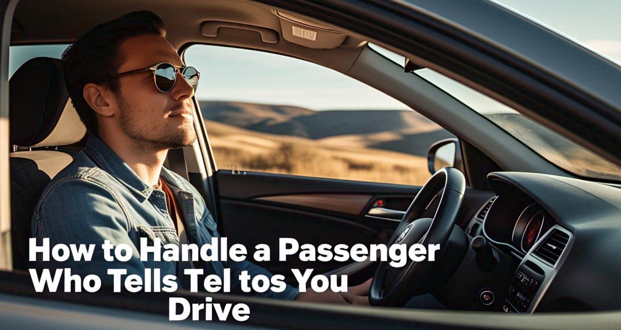 How do you deal with a passenger who tells you how to drive?