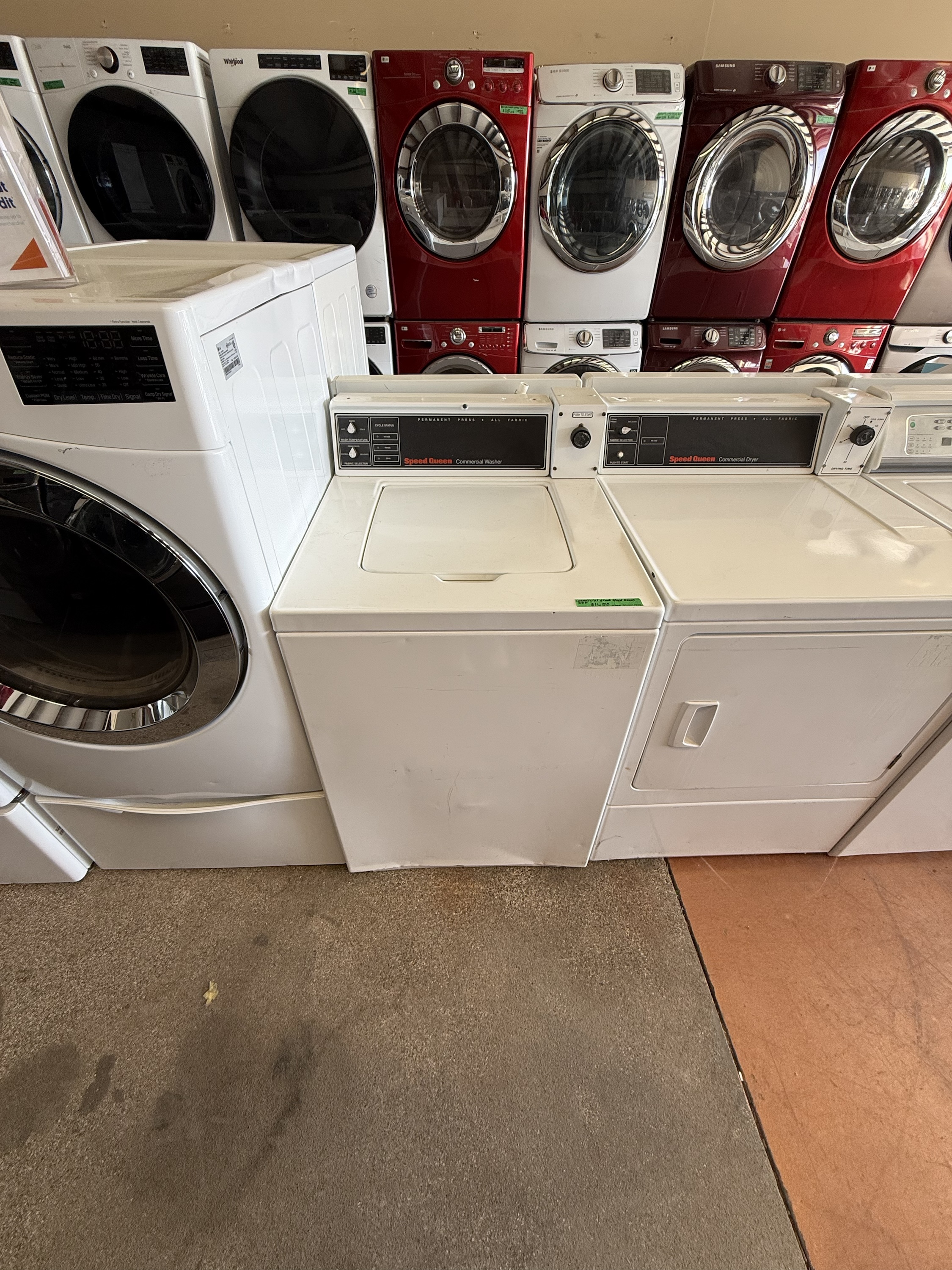 user_2d232cd4 EL1008・EL2008・EL6021各2個 Commercial Grade Speed Queen Washer and Dryer Set (w. Agitator) -