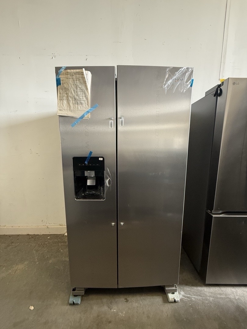 Whirlpool Standard-Depth Side-by-Side Refrigerator Stainless Steel
