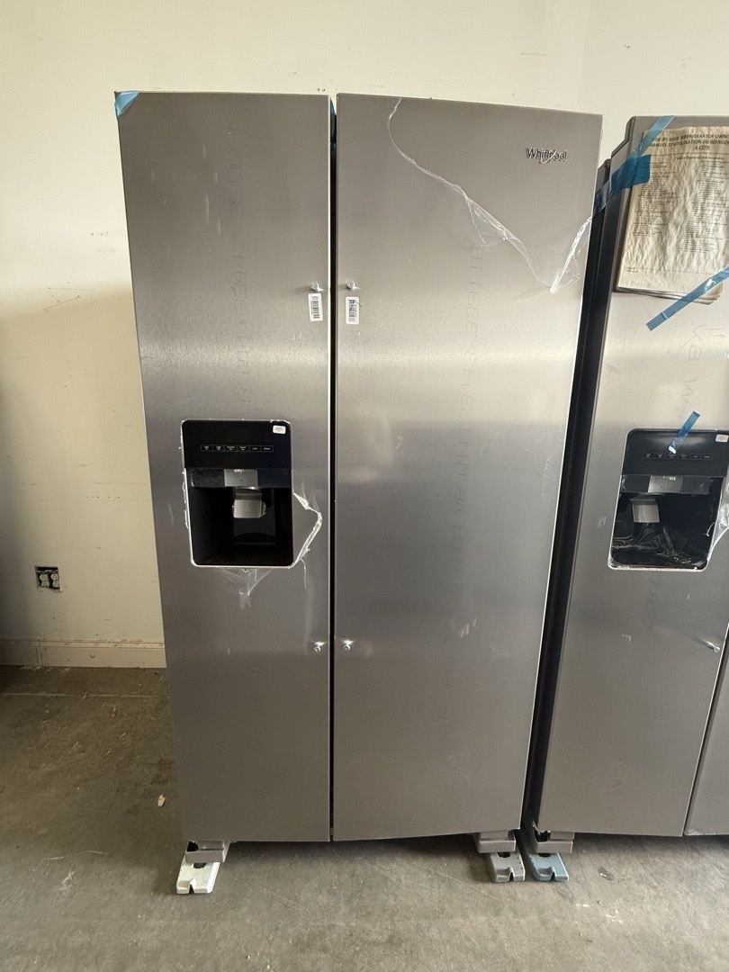Whirlpool Standard-Depth Side-by-Side Refrigerator with Ice Maker ,Water and Ice Dispenser