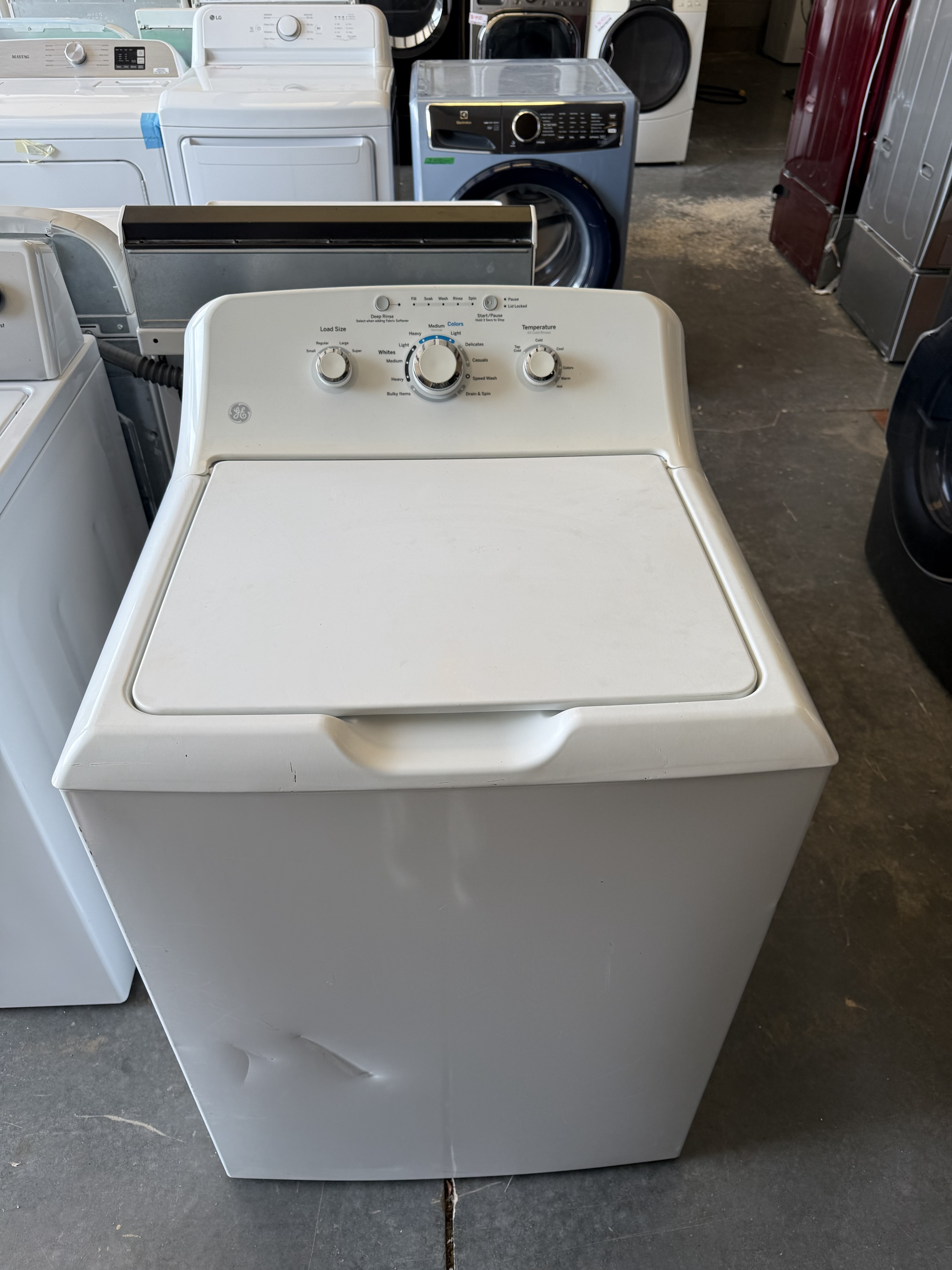 GE Top Load Washer W/Agitator
