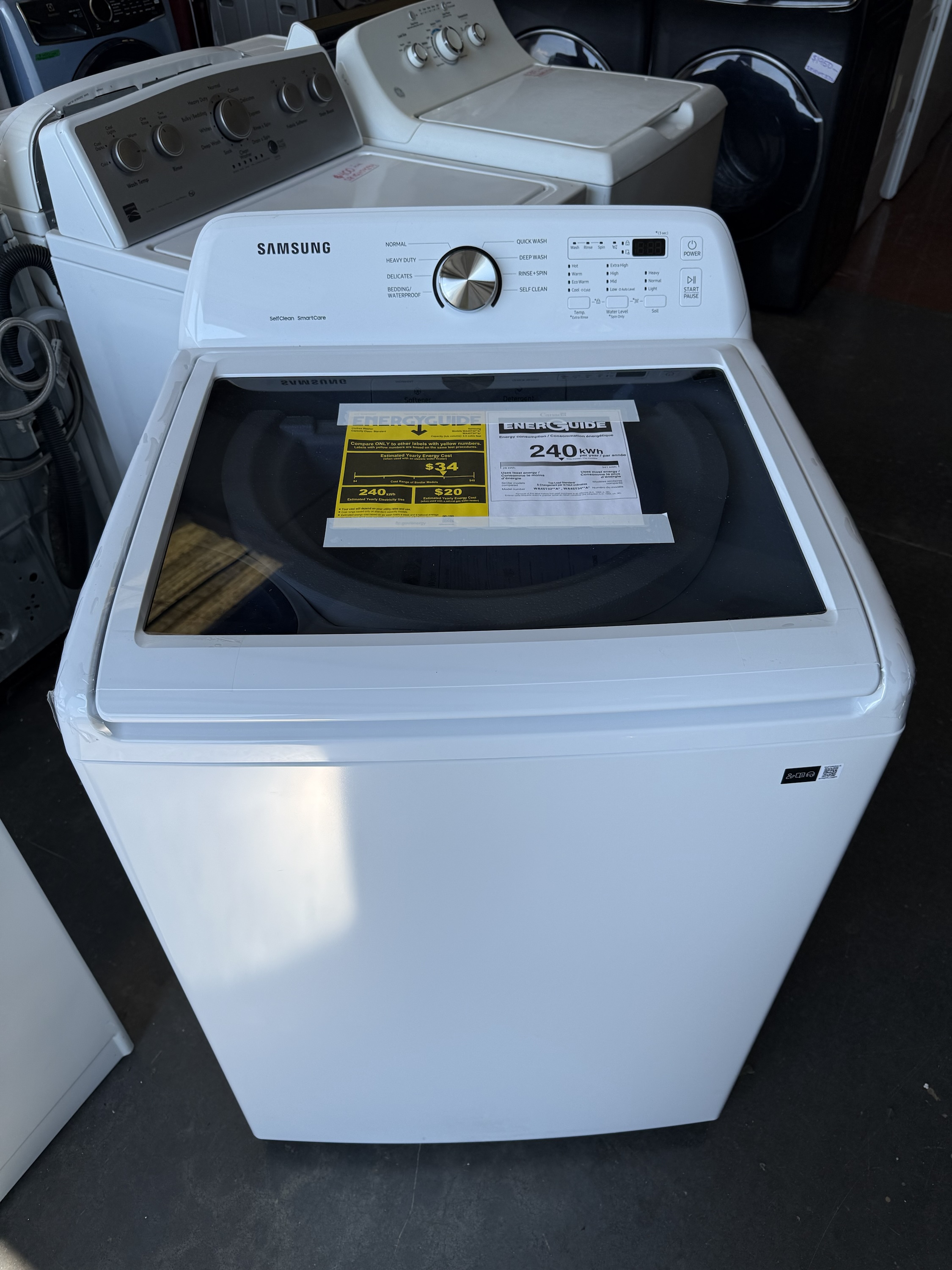 Samsung Deep Water Wash High Efficiency Impeller Large Top-Load Washer