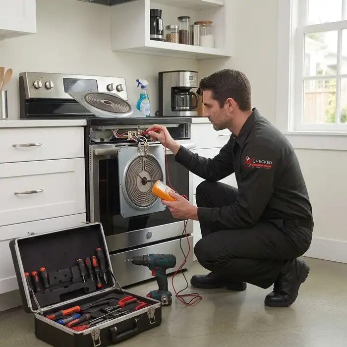 Professional electric stove repair service in Knoxville. Our local techs quickly fix burner, element, and control panel issues safely. Schedule today!