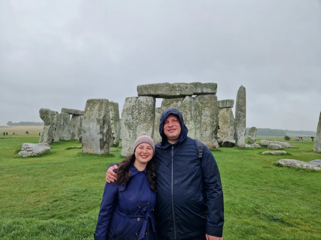 Stonehenge behind us