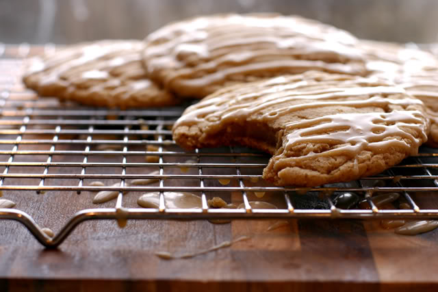 Brown Sugar Cookies with Maple Icing