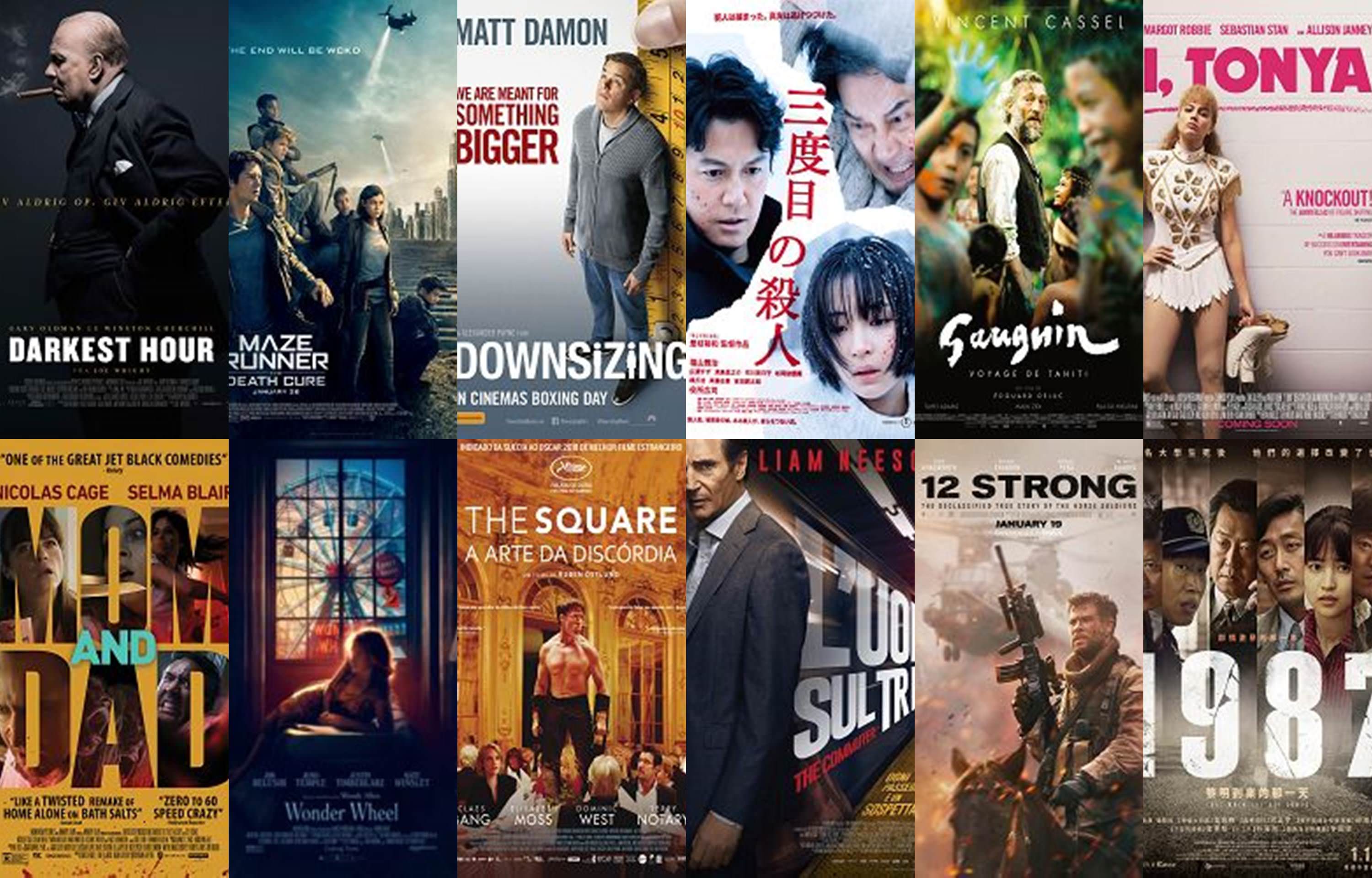 2018年1月上映電影檔期┃最新電影評論評分