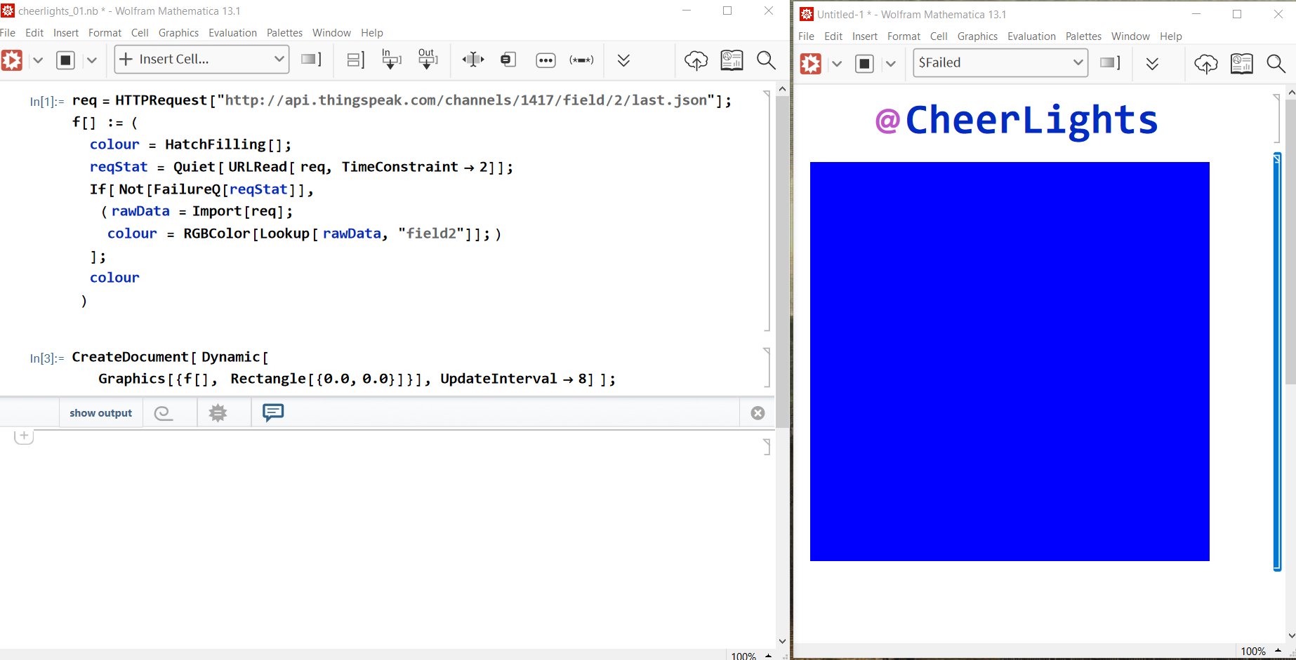 Use the Mathematica HTTPRequest Symbol to Get CheerLights Data ...
