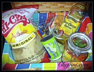 I love the idea of putting the dip in a picnic basket, filling with other items and gifting to your host.