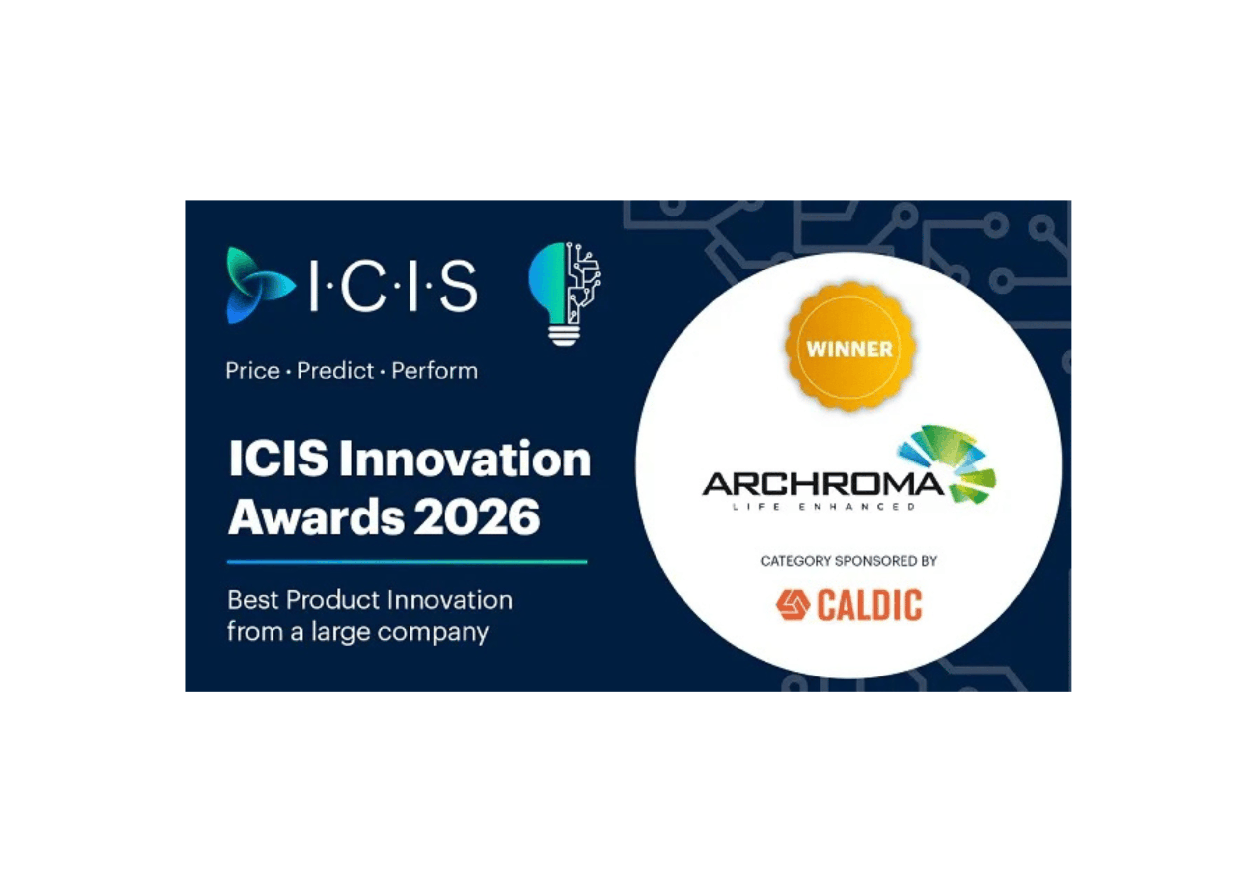 Archroma Bags ICIS Award for Sulfur Dye Innovation