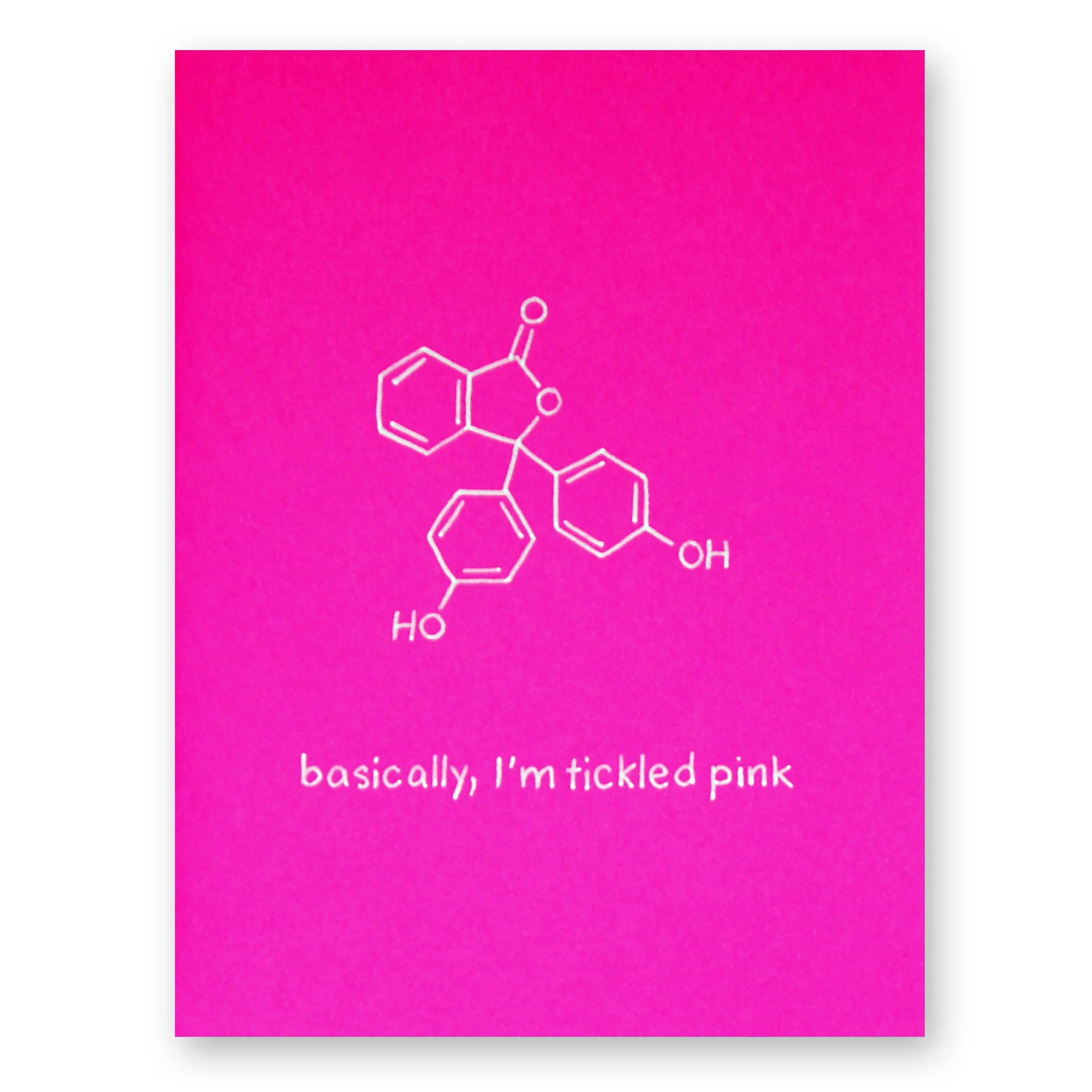 Tickled Pink Card The Chemist Tree
