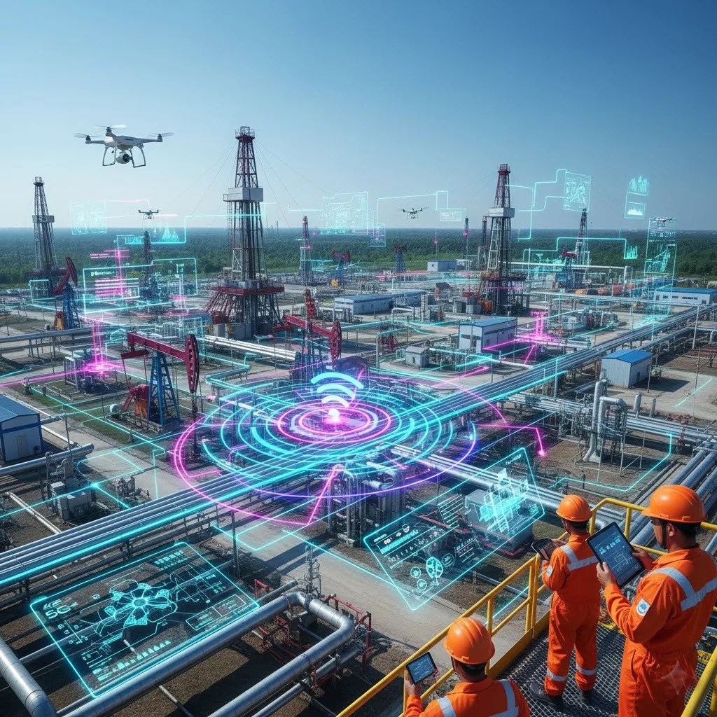 5G+ Intelligent Oilfield System Monitoring Solution