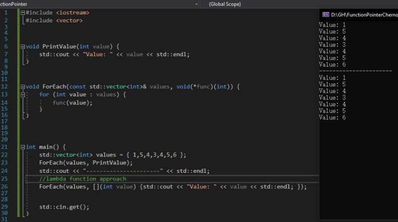 Github Home Coder Pointer To Function All Datatype Sort Use - Download Incredible Light Pattern | Full HD