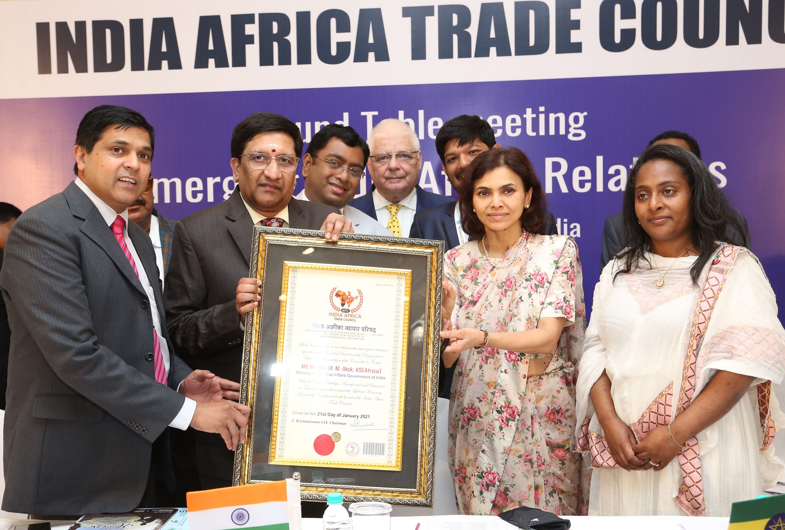 OPENING OF INDIA AFRICA TRADE COUNCIL IN INDIA