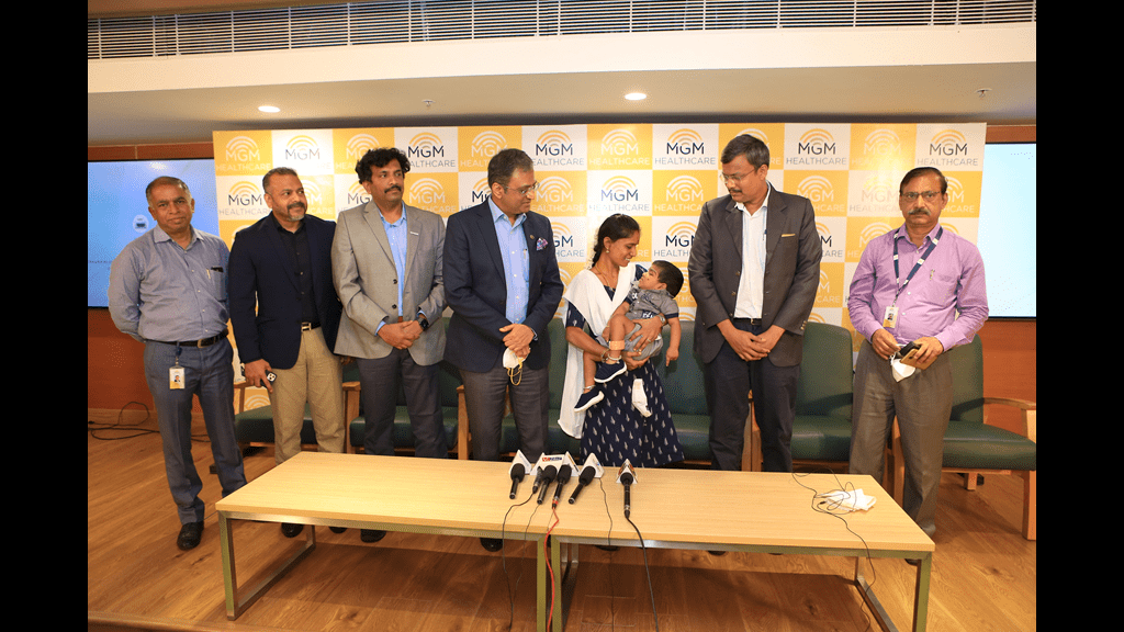 16-month old infant gets relief from ‘uncontrolled seizure attacks’ at MGM Healthcare Chennai