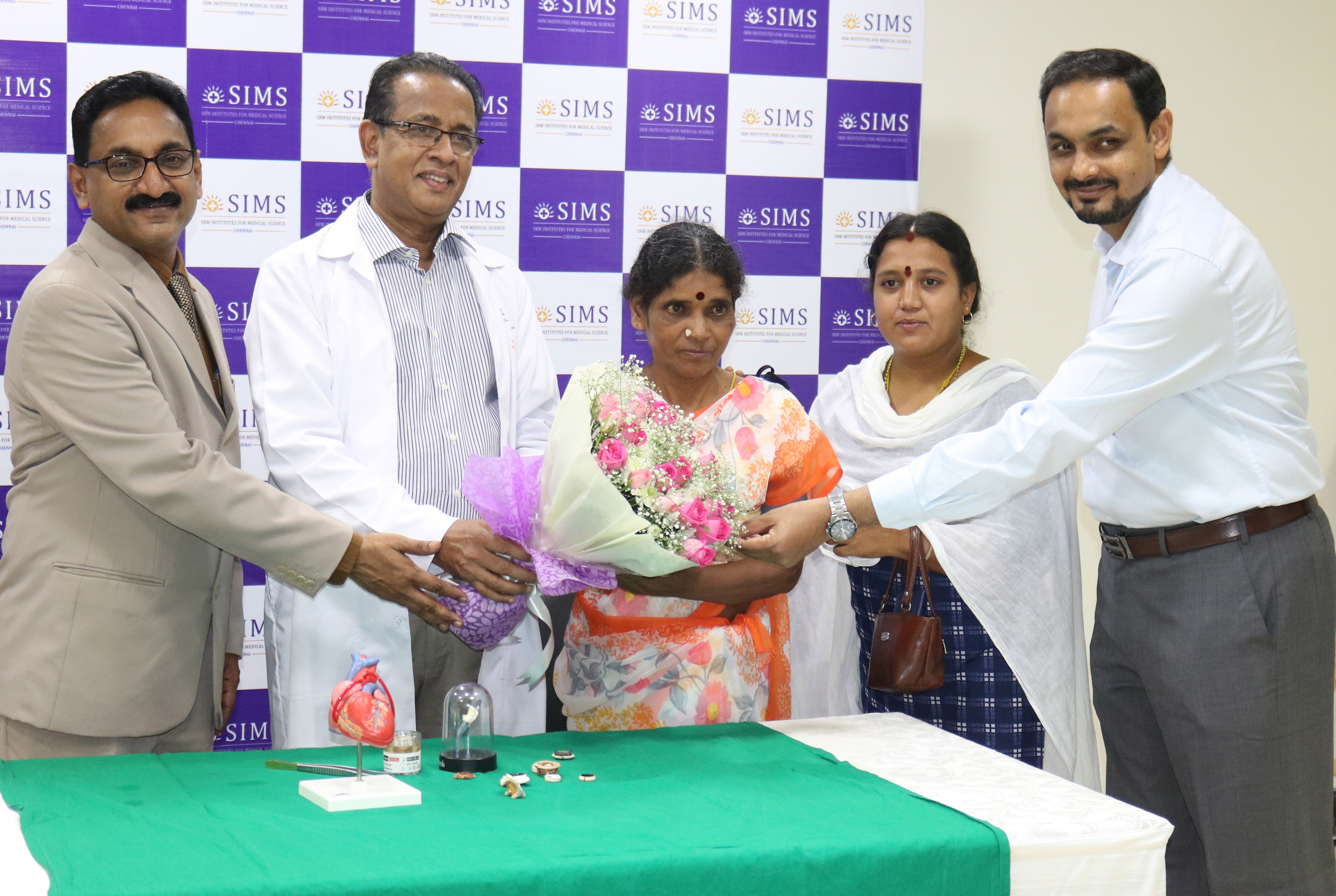 first-of-its- kind rare and high risk cardiac valve replacement surgery in the State of Tamil Nadu performed by SIMS hospital, Vadapalani, Chennai