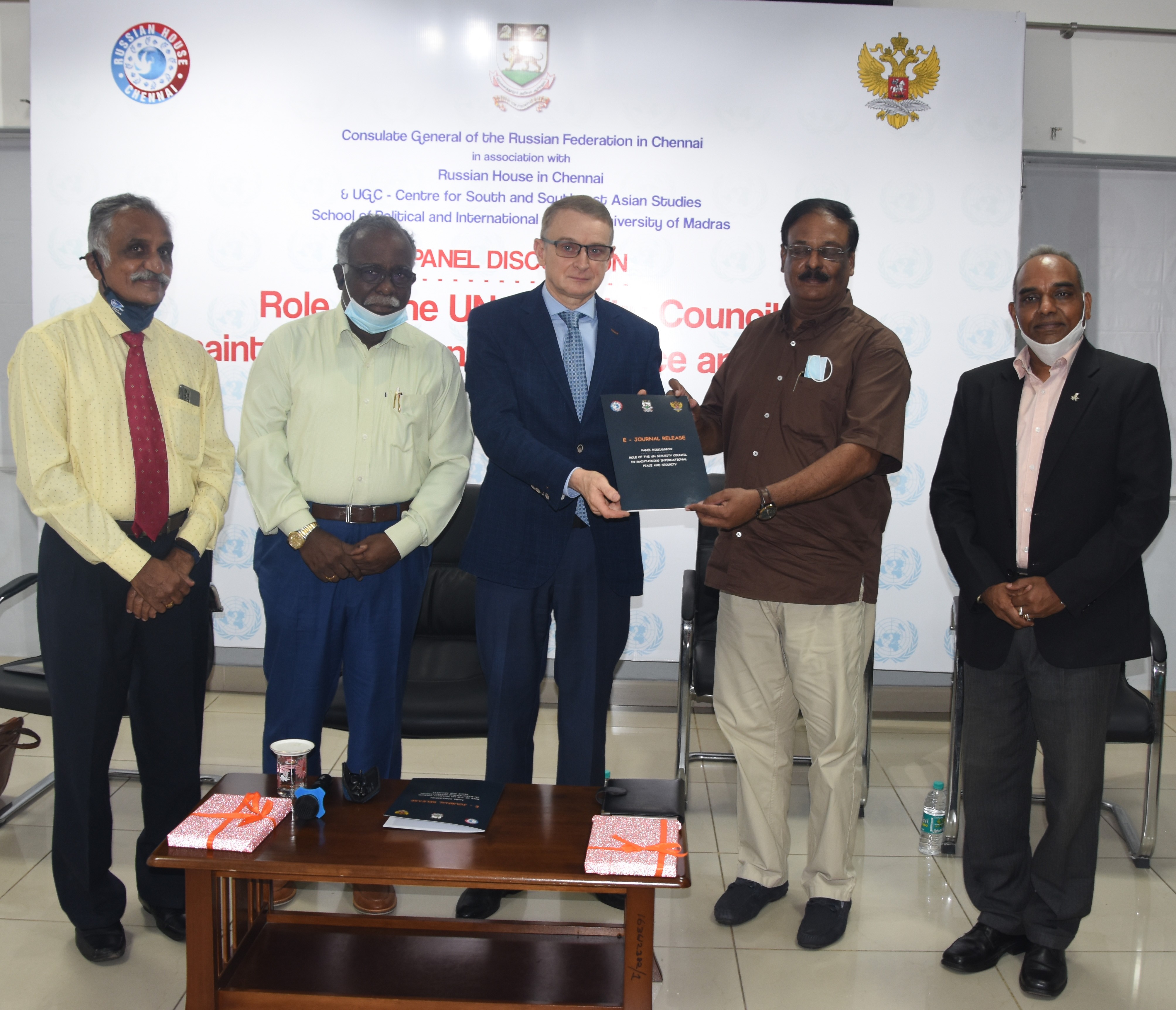 Panel discussion on the role of the UNSC in maintaining international peace and security organized by The Consulate General of the Russian Federation in Chennai