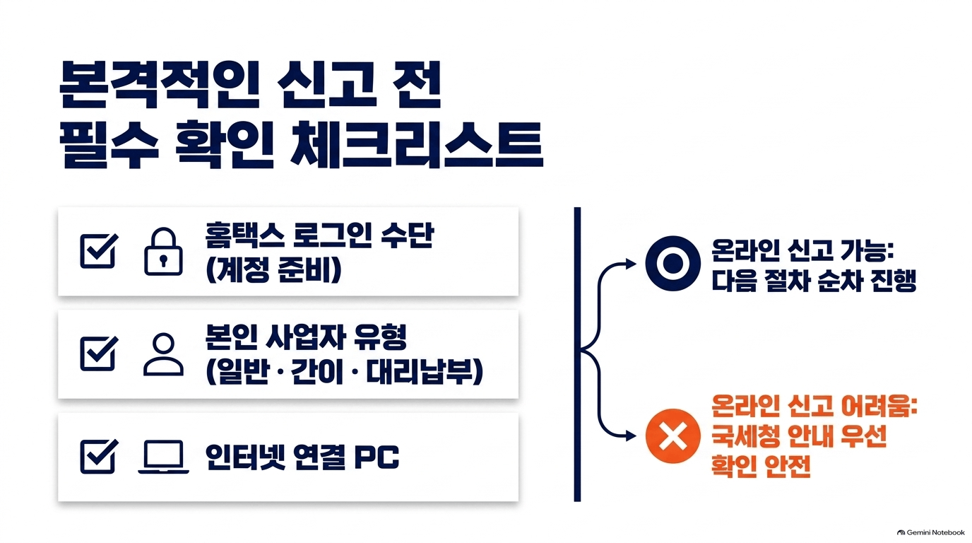 부가세신고기간 홈택스 서류, 뭘 챙겨야 하나요?