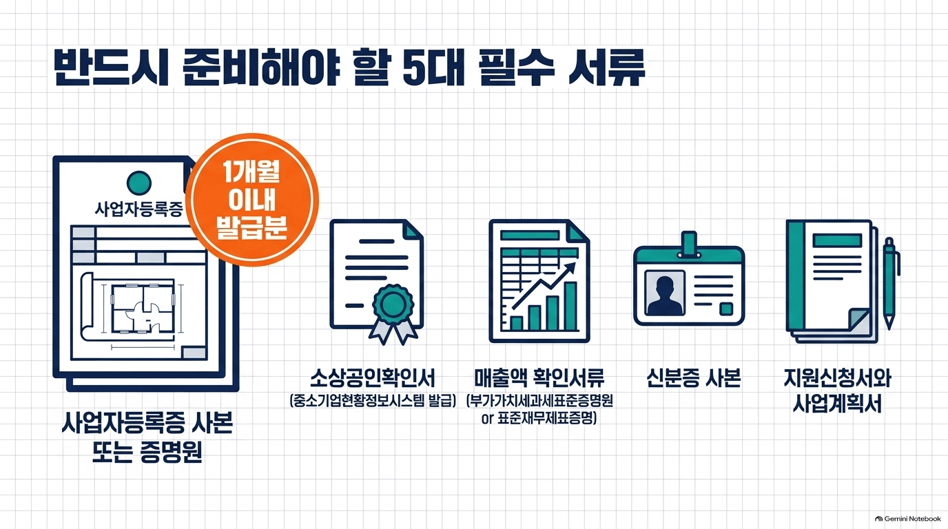 소상공인지원금 대상 준비물, 뭐가 필요한가요?