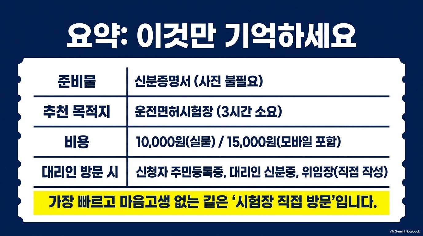 운전면허증재발급기간 시간과 돈은 얼마나 드나요?
