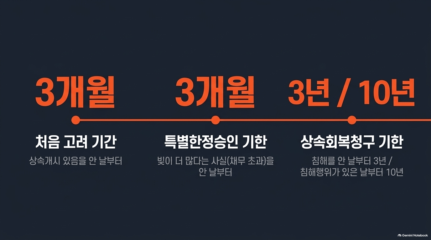 상속기간 연장 청구 순서, 어디서 어떻게 하나요?