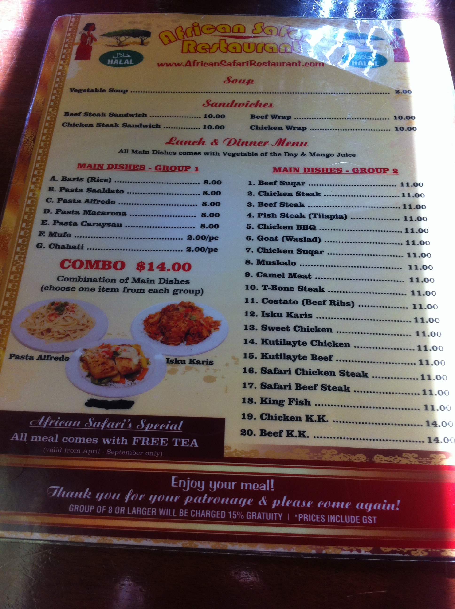 African Safari Restaurant Cherry Bob Ombs