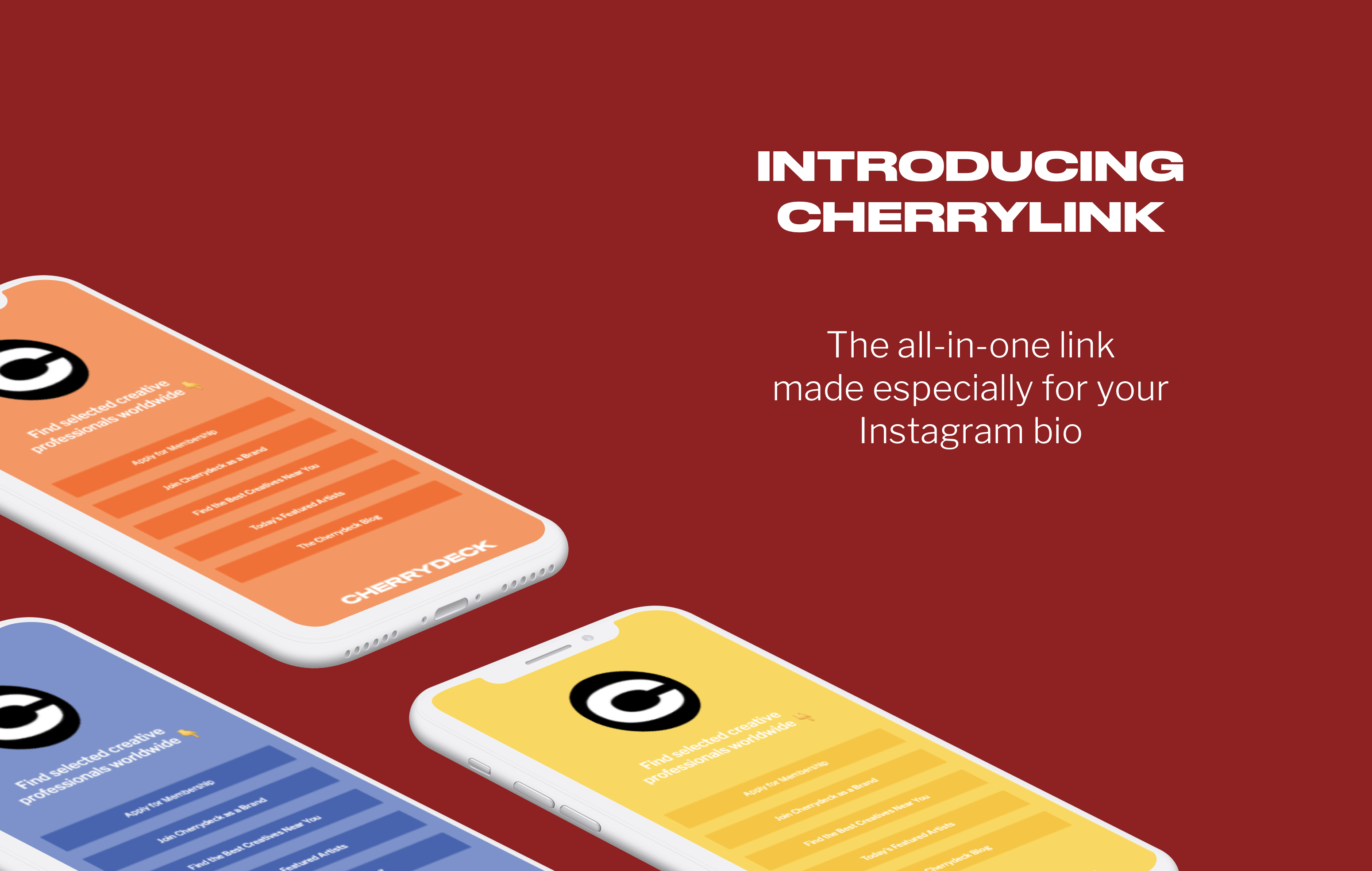 Cherrylink - the all in one link for the Instagram bio