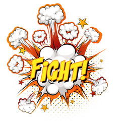 fight-text-on-comic-cloud-explosion-isolated-vector-38306505