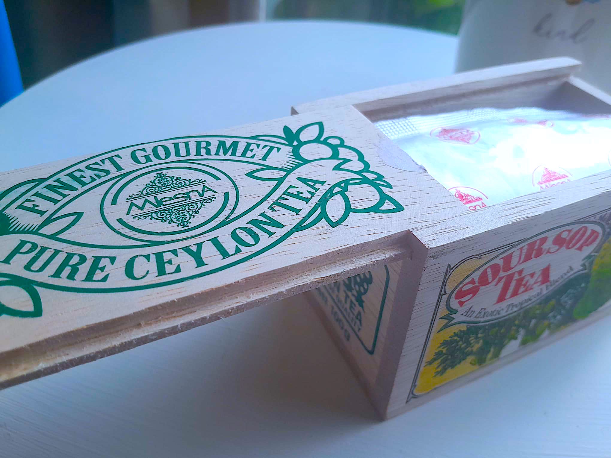 Cherrylsblog.com Cuppa Soursop tea box