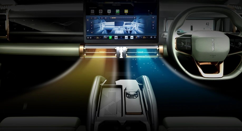 Dual zone auto AC