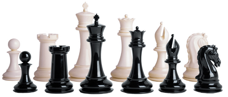 The Mammoth Ivory Collector Series Luxury Chess Set – 4.4″ King