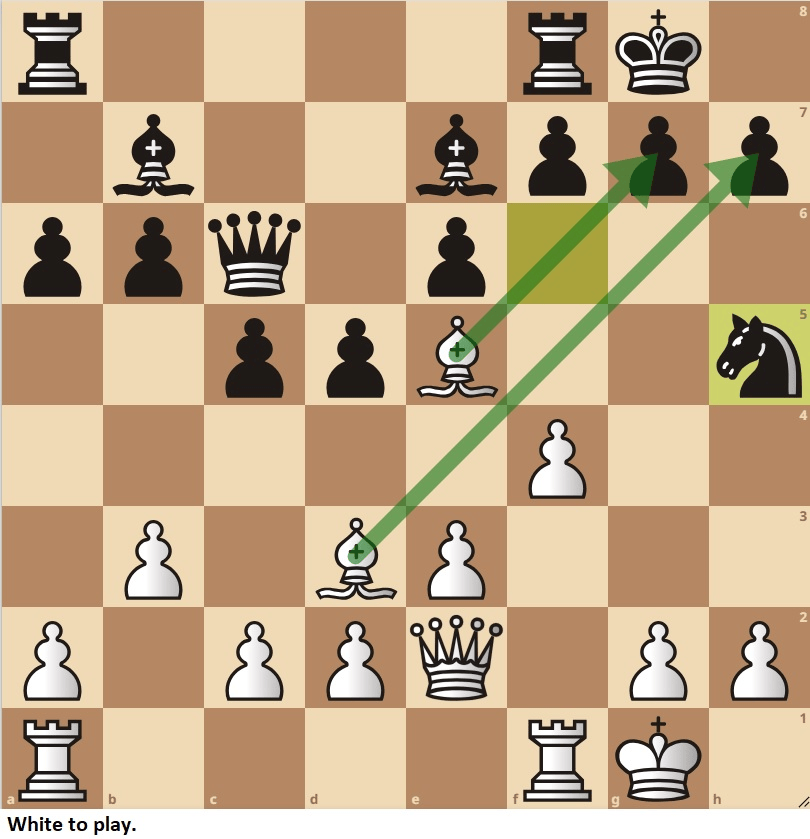Chess Puzzle: White to Play and Attack