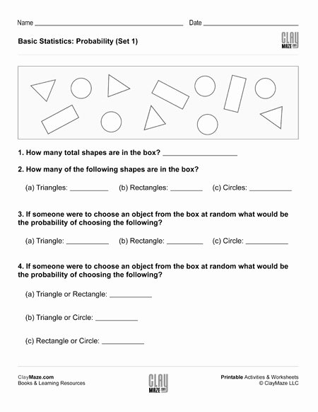 50 simple probability worksheet pdf