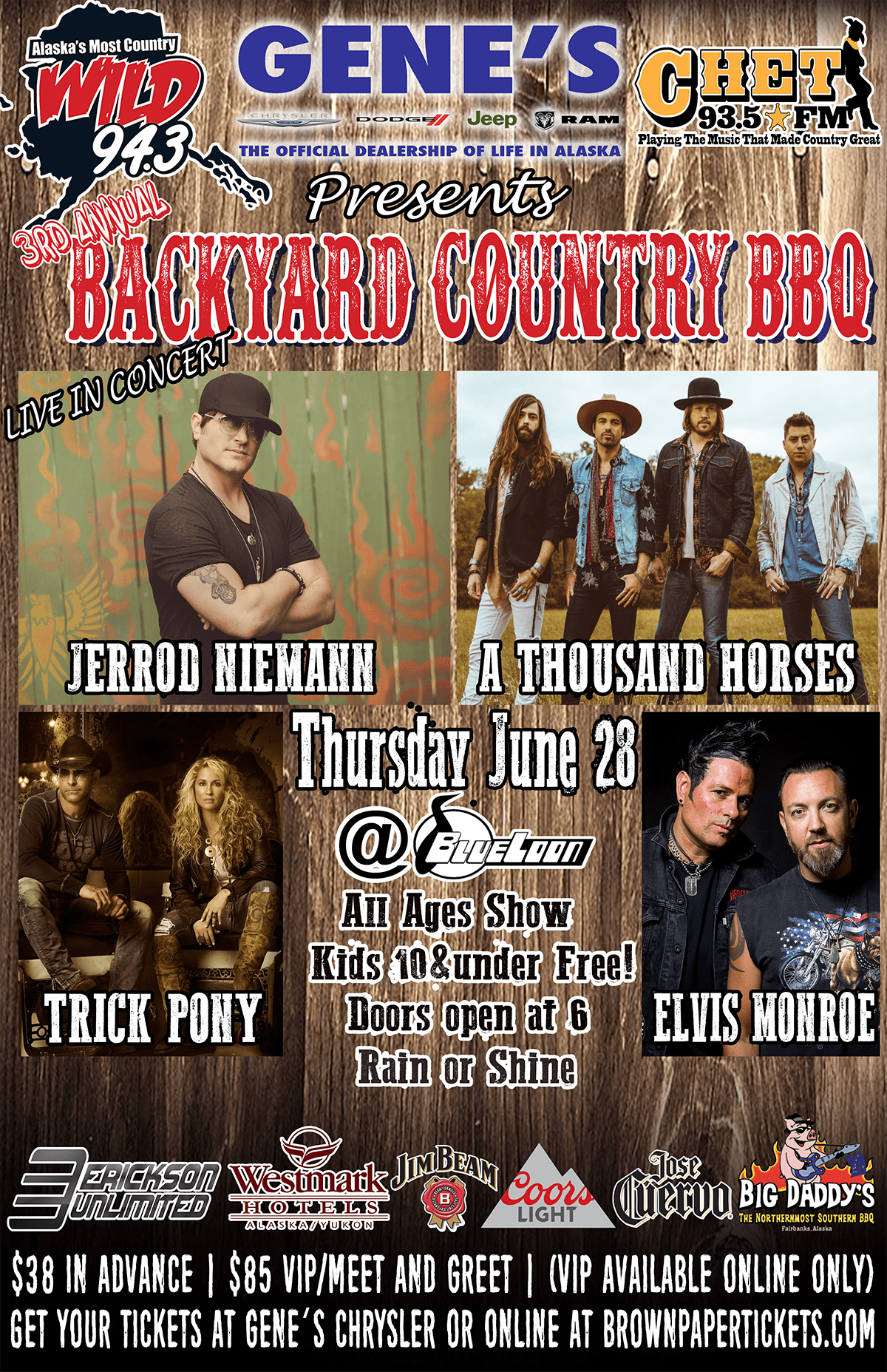 Backyard country bbq