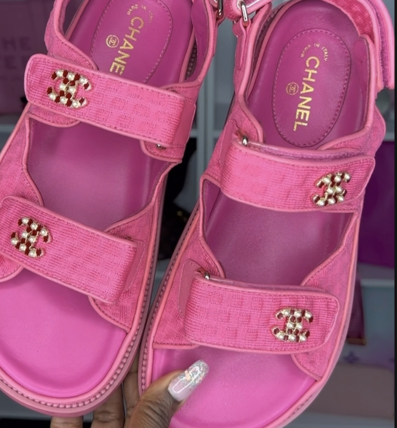 CC Dad Sandals – Pink