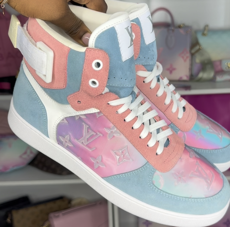 LV Reflective Rivoli High Top Sneakers